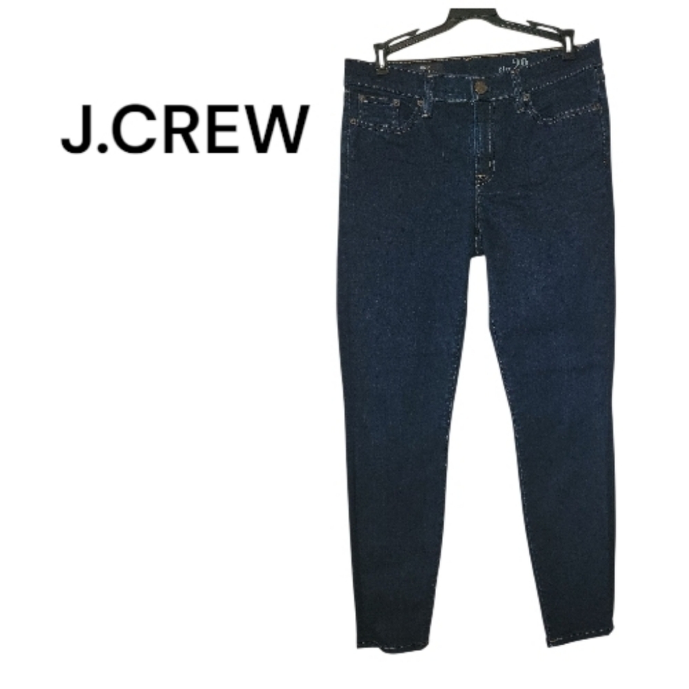 J.Crew  toothpick jeans B0755, (Year 2014) Sz 29/Sz 8 Blue, EUC, Like New